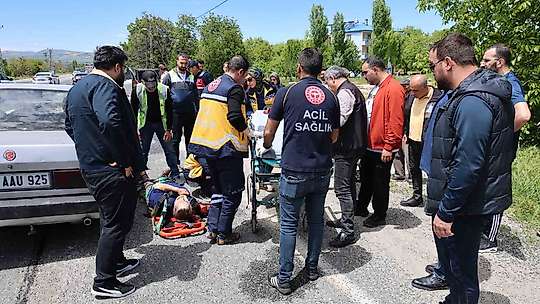 Elazığ'da trafik kazası: 2'si çocuk 5 yaralı