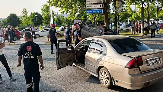 Elazığ'da trafik kazası: 2 yaralı