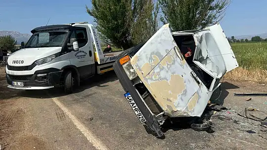Elbistan'da trafik kazası: 2 yaralı
