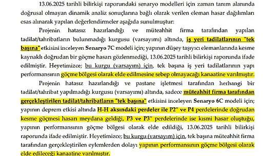 Ezgi Apartmanı davasına ilişkin Kervan'dan açıklama, Ezgi Apartmanı davası söylenenin aksine, bir kolon kesme davası değildir