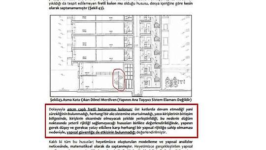 Ezgi Apartmanı davasına ilişkin Kervan'dan açıklama, Ezgi Apartmanı davası söylenenin aksine, bir kolon kesme davası değildir
