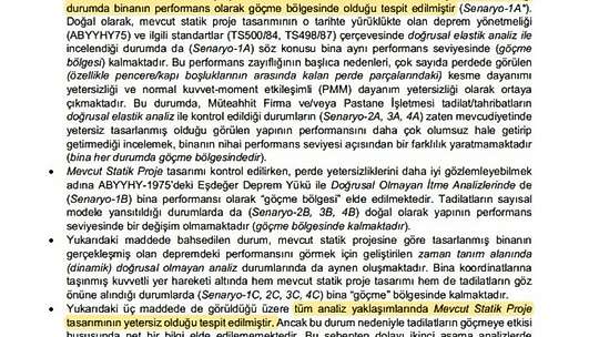 Ezgi Apartmanı davasına ilişkin Kervan'dan açıklama, Ezgi Apartmanı davası söylenenin aksine, bir kolon kesme davası değildir