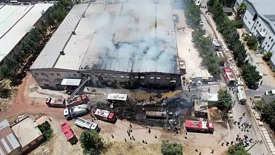 Fabrika yangını kontrol altına alındı