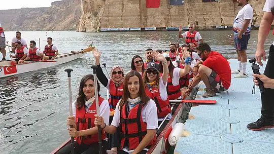 Fırat'ın incisi Rumkale'de Su Sporları Festivali coşkusu