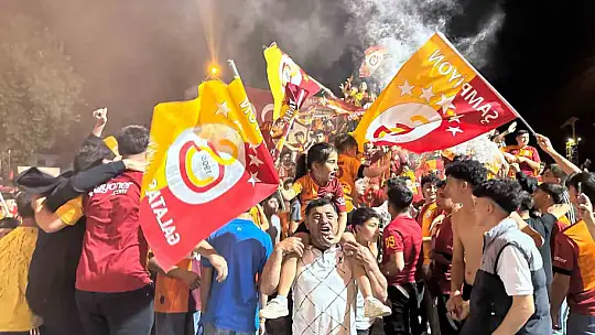Galatasaray'ın şampiyonluğu Adıyaman'da coşkuyla kutlandı