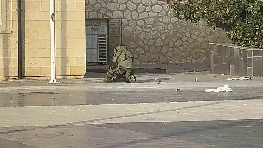 Gar istasyonunda şüpheli çanta paniği