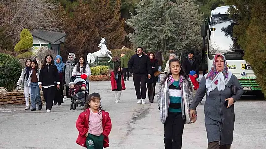Gaziantep Doğal Yaşam Parkı'nda yarıyıl tatili yoğunluğu