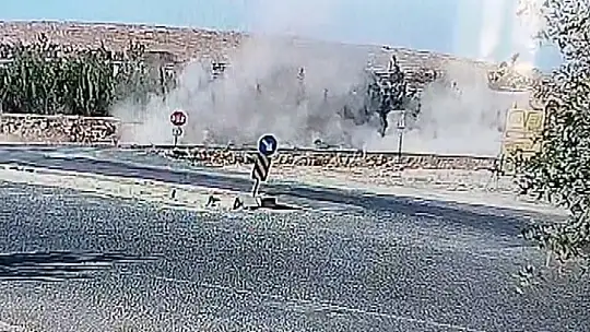 Gaziantep'te 3 kişinin öldüğü feci kaza kamerada