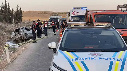 Gaziantep'te 3 kişinin öldüğü feci kaza kamerada
