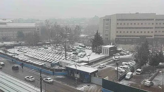 Gaziantep'te beklenen kar yağışı etkisini göstermeye başladı