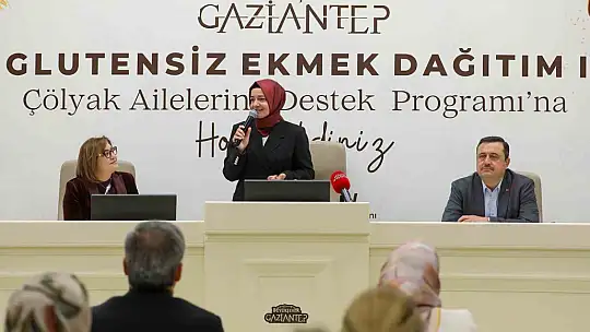 Gaziantep'te çölyak hastası öğrencilere glütensiz ekmek dağıtımı lansmanı yapıldı