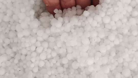 Gaziantep'te dolu ve sağanak etkili oldu