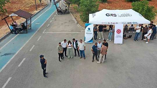 Gaziantep'te dron destekli habercilik eğitim programı yapıldı