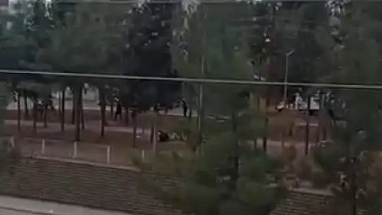 Gaziantep'te karısını öldüren zanlının vurularak yakalanma anı kamerada