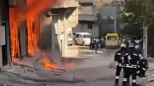 Gaziantep'te korkutan iş yeri yangını