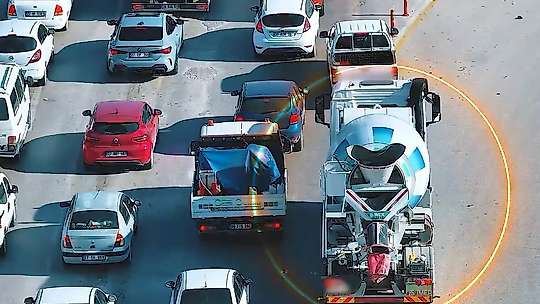 Gaziantep'te trafikte 'kaynak' yapan 498 araca ceza
