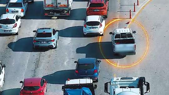 Gaziantep'te trafikte 'kaynak' yapan 498 araca ceza