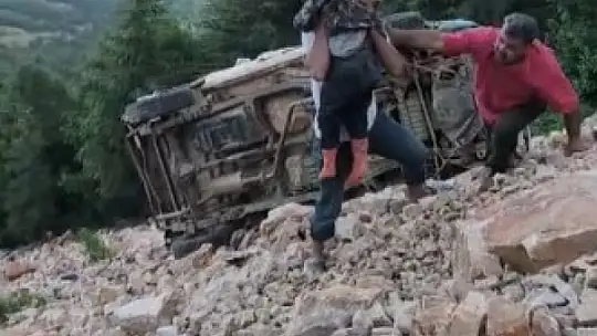 Gaziantep'te yayla yolunda feci kaza: 3 ölü, 1 yaralı