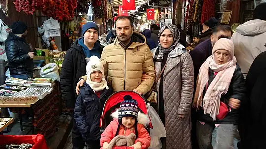 Gaziantep'teki tarihi çarşılarda yarıyıl tatili yoğunluğu