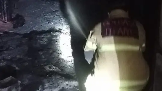 Gölbaşı'nda ahır yangını korkuttu