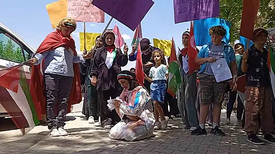 Gölbaşılı kadınlardan Filistin'e destek