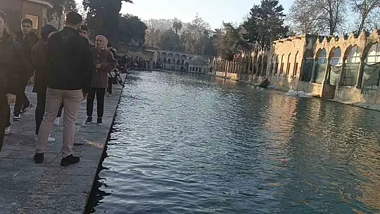 Güneşi gören soluğu Balıklıgöl'de aldı