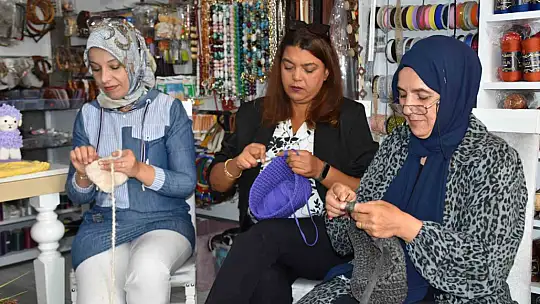 Hayallerinin peşinden koşan kadınlar el sanatları kooperatifi kurdu