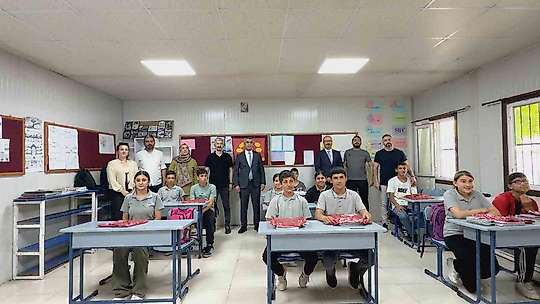 İstanbul Bahçelievler Milli Eğitim Müdürlüğünden Pazarcıklı öğrencilere moral desteği