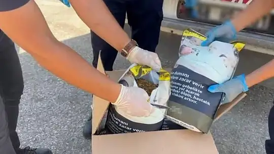 Jandarma 7 bin 500 kilo kaçak tütün ele geçirdi