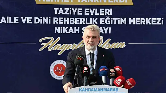 Kahramanmaraş'ta 3 yeni sosyal tesis açıldı