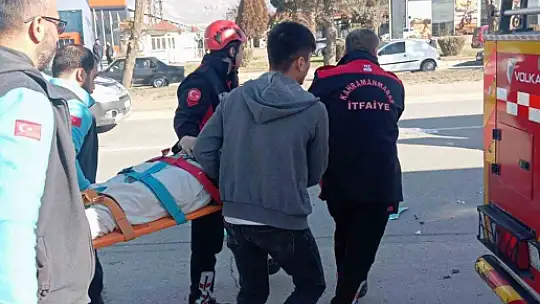 Kahramanmaraş'ta aracın çarptığı halk otobüsü devrildi: 13 yaralı