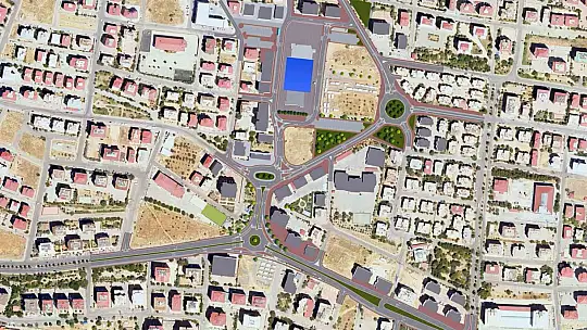 Kahramanmaraş'ta Çocuk Hastanesi civarında ulaşım dönüşümü