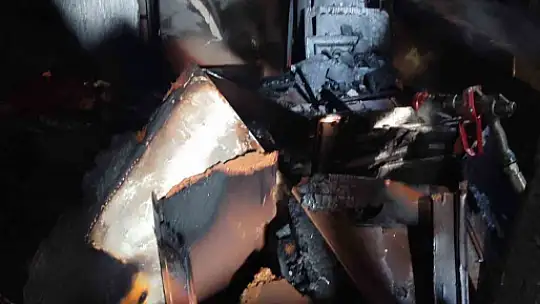 Kahramanmaraş'ta ev yangını