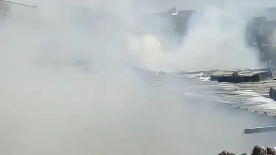 Kahramanmaraş'ta iş yeri yangını