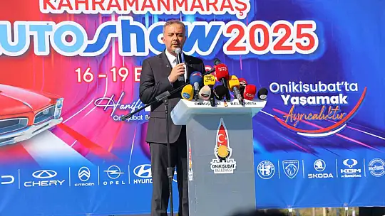 Kahramanmaraş'ta Oto Show 2025 başladı