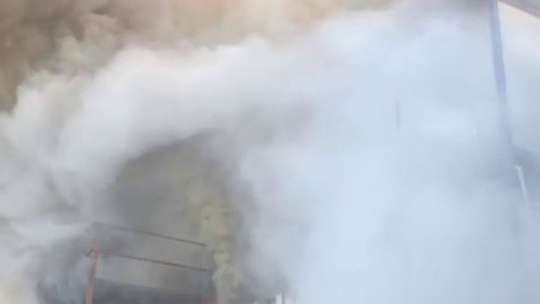 Kahramanmaraş'ta şantiyede yangın: 1 ölü, 7 yaralı
