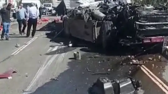 Kahramanmaraş'ta tır kazası: 1 ağır yaralı