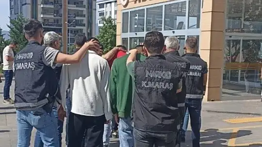 Kahramanmaraş'ta uyuşturucuya 14 tutuklama