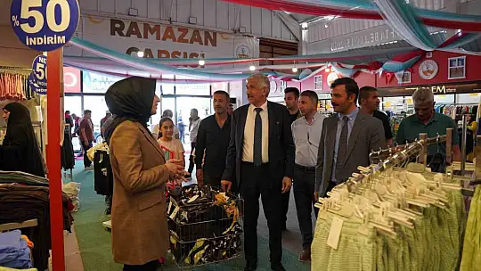 Kahta Belediyesi Giyim Fuarı'nı hizmete açtı