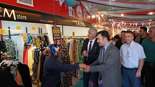 Kahta Belediyesi Giyim Fuarı'nı hizmete açtı