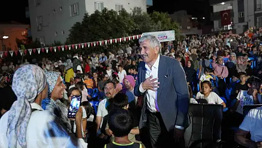 Kahta Belediyesi'nden Cumhuriyet Mahallesi'nde coşkulu yaz şenliği