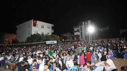 Kahta Belediyesi'nden Cumhuriyet Mahallesi'nde coşkulu yaz şenliği