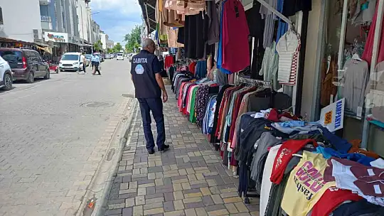 Kahta Belediyesi'nden kaldırım işgallerine karşı sıkı denetim