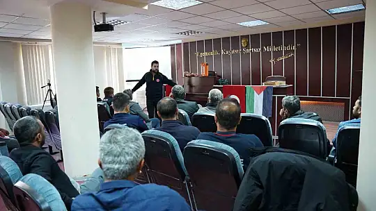 Kahta Belediyesi personeline ilk yardım eğitimi