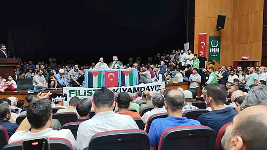Kahta'daki Gazze Direnişimiz konferansına yoğun ilgi