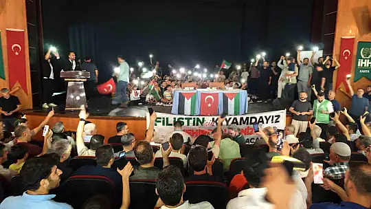 Kahta'daki Gazze Direnişimiz konferansına yoğun ilgi
