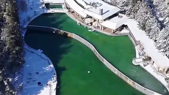 Kar yağışı sonrası Gaziantep'te kartpostallık görüntüler