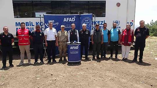 Kilis'te orman yangını müdahale tatbikatı yapıldı