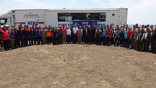Kilis'te orman yangını müdahale tatbikatı yapıldı
