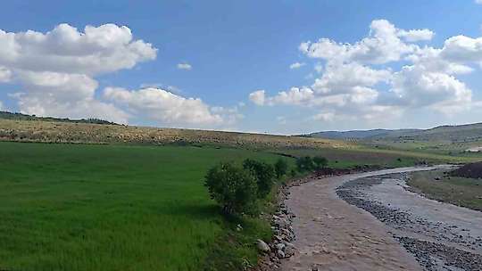 Kilis'te yağışlar 'Sabun Suyu'nun' debisini artırdı